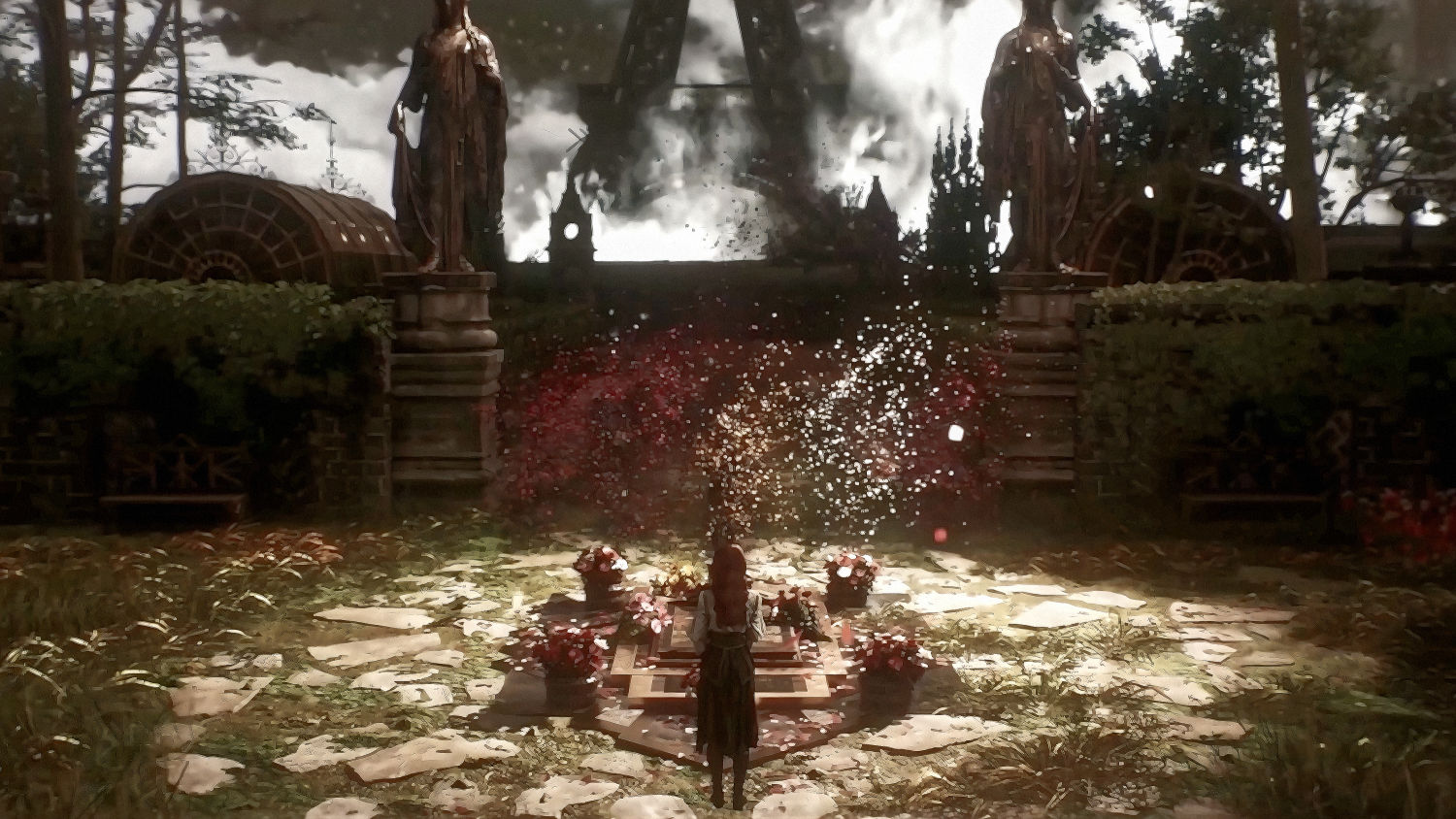 Alicia at the Grave